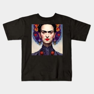 Frida Kahlo Portrait Kids T-Shirt